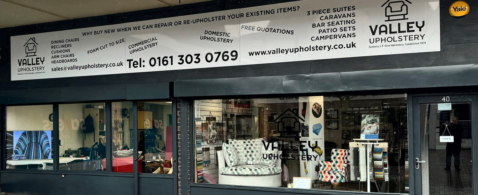 Valley Upholstery Shop Front Cropped Valley Upholstery Shop Front